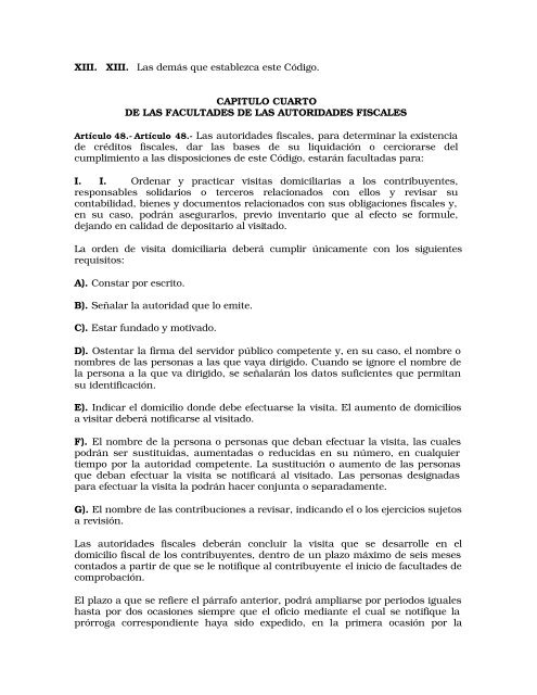 Código Financiero - LVIII Legislatura del Estado de México