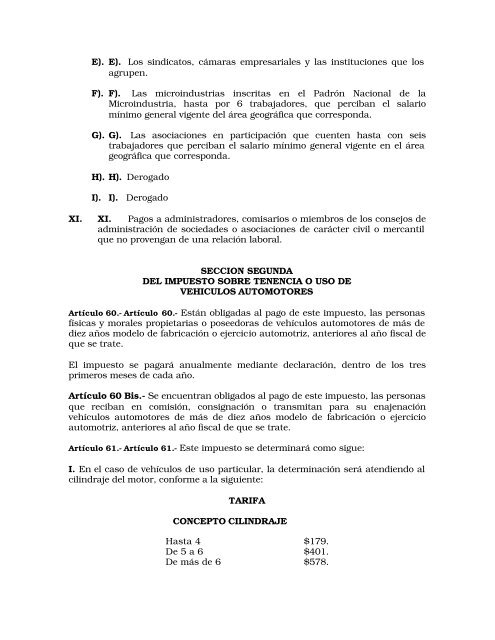 Código Financiero - LVIII Legislatura del Estado de México