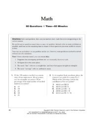 Math Practice ACT Test 2 with Answer Key - Von Steuben ...