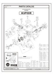 KG390 â KGE7000Ti â KGE6500E BREAKDOWN - Kipor Power ...