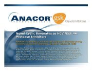 Novel Cyclic Boronates as HCV NS3/4A Protease Inhibitors ... - Anacor
