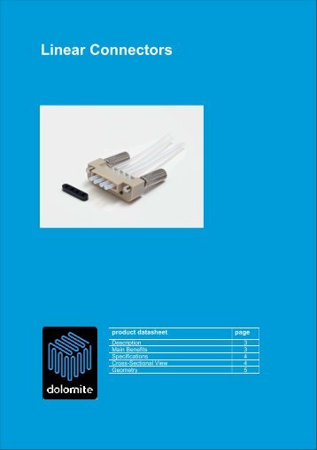 Linear Connectors - Dolomite Microfluidics