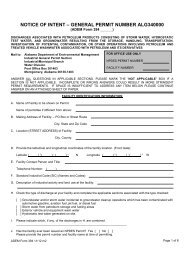 General Permit Application Package - NOI-34 - Alabama ...