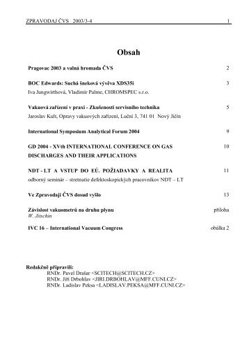 pdf (191 kB) - Ã„ÂŒeskÃƒÂ¡ vakuovÃƒÂ¡ spoleÃ„Ânost