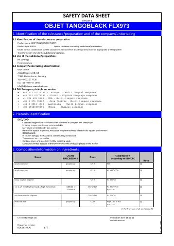 OBJET TANGOBLACK FLX973 - Laser Lines Ltd.