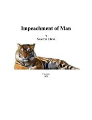 Impeachment of Man - SAVITRI DEVI Archive