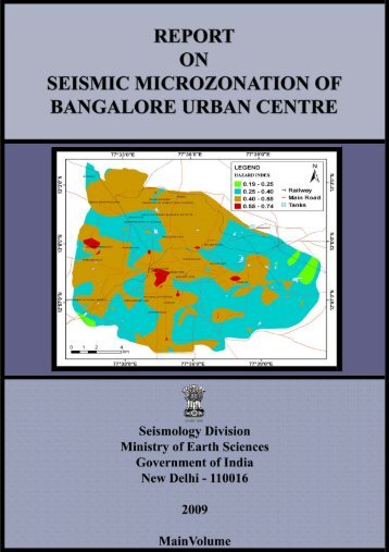 1) Microzonation main Volume - Ministry Of Earth Sciences