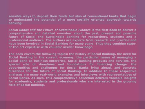 Mette Winther-Nielsen - Institute for Social Banking