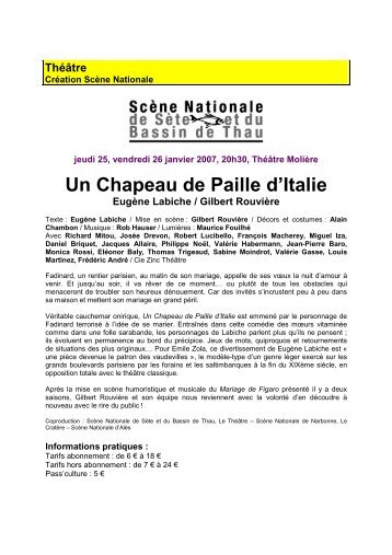 04 - UN CHAPEAU DE PAILLE D-ITALIE - Ville de Gigean