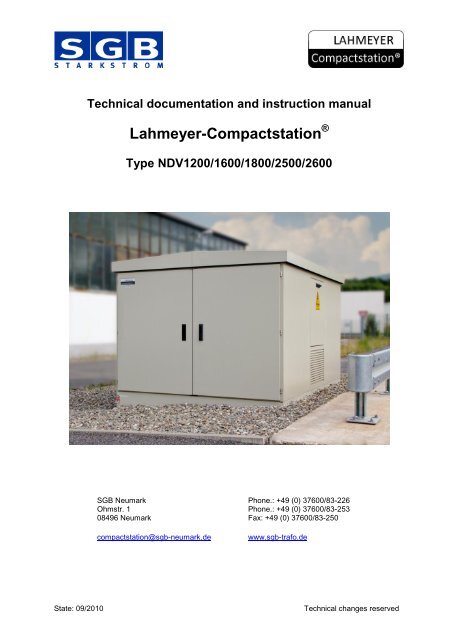 Lahmeyer-Compactstation - SMIT Transformers