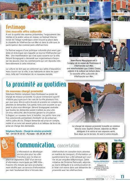 Conseil Municipal Dossier - Villefranche-sur-Mer