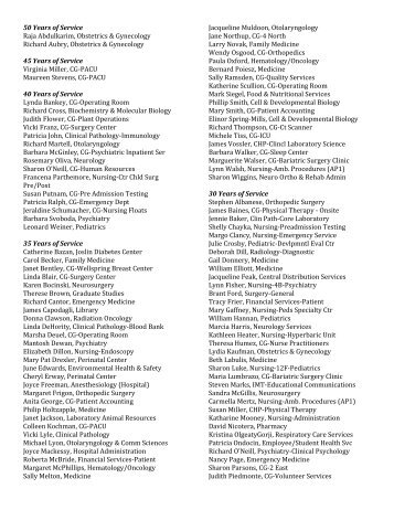 2013 honorees - SUNY Upstate Medical University