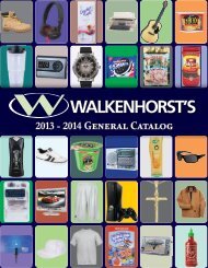 General CataloG 2012-2013 - Walkenhorst's