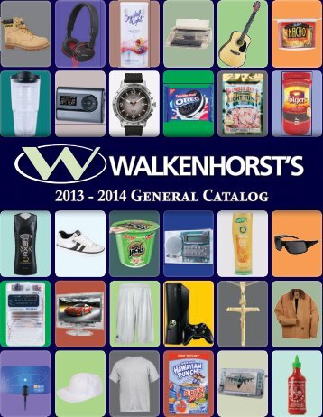 General CataloG 2012-2013 - Walkenhorst's