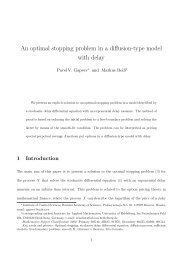 An optimal stopping problem in a diffusion-type model with delay