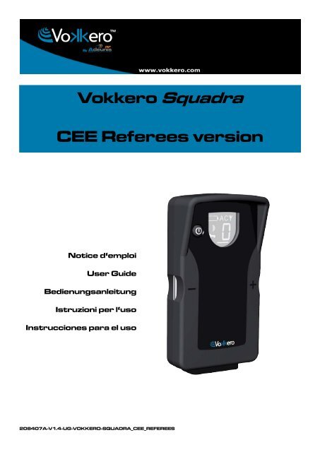 Vokkero Squadra CEE Referees version