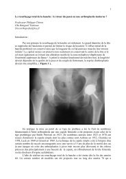 Le resurfaçage total de la hanche : le retour du ... - desc orthopedie