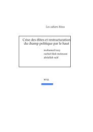 Crise des Ã©lites et restructuration du champ politique par le haut