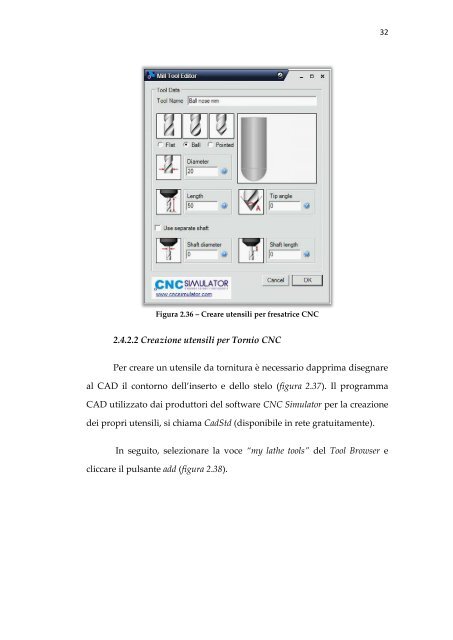 Manuale d'uso CNC Simulator