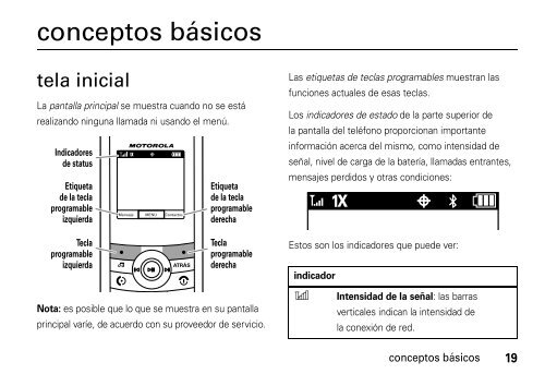 English/LA Spanish MOTO VE240 User's Guide - Centennial de ...