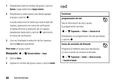 English/LA Spanish MOTO VE240 User's Guide - Centennial de ...