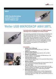 Weller USB MIKROSKOP AM413MTL