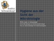 Hygiene aus der Sicht der Mikrobiologie - MAIK