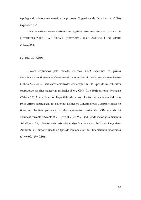 Wilian Vaz-Silva, ConservaÃ§Ã£o de EspÃ©cies em Ã¡reas de ...