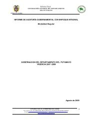informe de auditorÃ­a gubernamental con enfoque integral