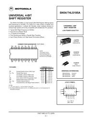 UNIVERSAL 4-BIT SHIFT REGISTER SN54/74LS195A