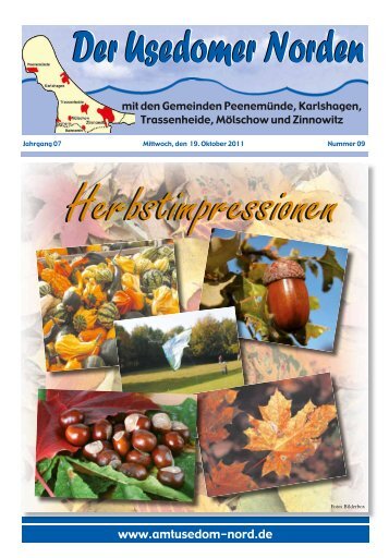 Herbstimpressionen - Amt Usedom-Nord