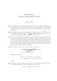 Chapter 13 The Black-Scholes-Merton Model