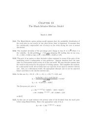 Chapter 13 The Black-Scholes-Merton Model