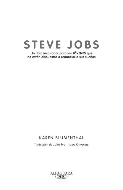 Steve Jobs - Alfaguara