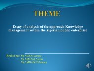 Essay of analysis of the approach Knowledge management ... - ISKO