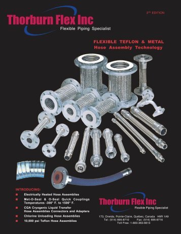 Metallic Hose Assemblies - Thorburn Flex Inc