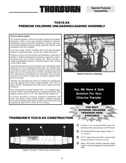 Metallic Hose Assemblies - Thorburn Flex Inc