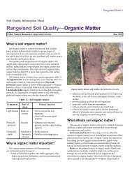 6. Rangeland Soil Quality - Organic Matter - NRCS Soils - US ...