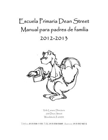 Escuela Primaria Dean Street Manual para padres de familia