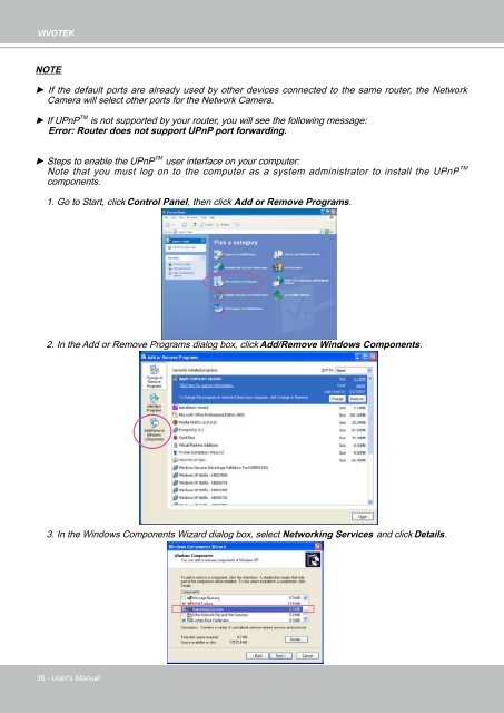 Vivotek FD8161 User Manual - Use-IP