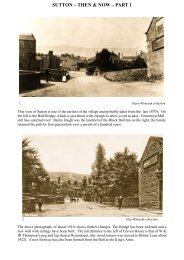 then & now â part 1 - Sutton-in-Craven Village Website