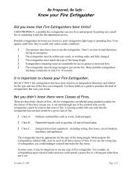 Fire Extinguisher Info Guide