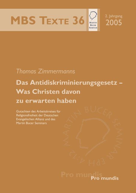 Thomas Zimmermanns Das Antidiskriminierungsgesetz
