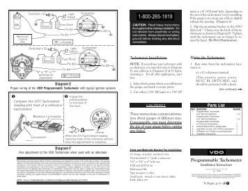 Vdo Gaugea2c53436982 Wiring Diagram - Complete Wiring Schemas