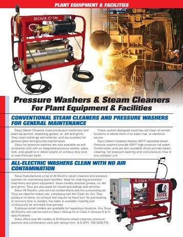 Pressure Washers & Steam Cleaners For Plant Equipment ... - Woma