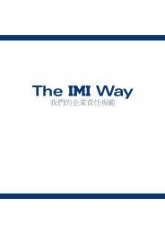 The IMI Way - IMI plc