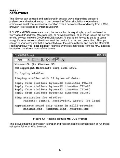 EIS-2 & EIS-2-RJ - iServer Industrial MicroServer Manual - NEWPORT