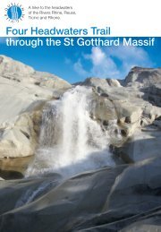 Four Headwaters Trail through the St Gotthard ... - Vier-Quellen-Weg