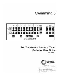 System 5 - Colorado Time Systems