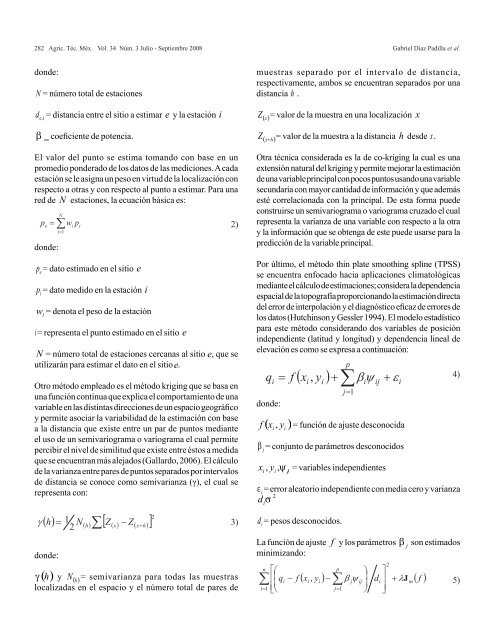 Vol. 34 NÃºm. 3 - Instituto Nacional de Investigaciones Forestales ...